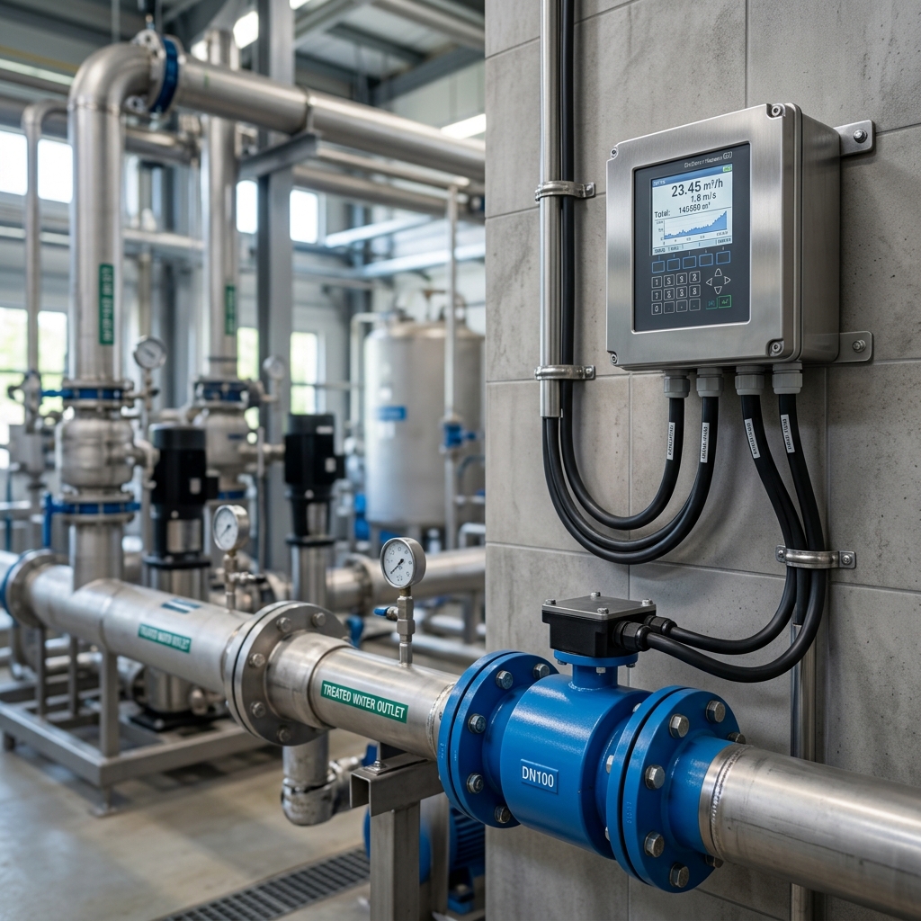 Remote Type Electromagnetic Flow Meter